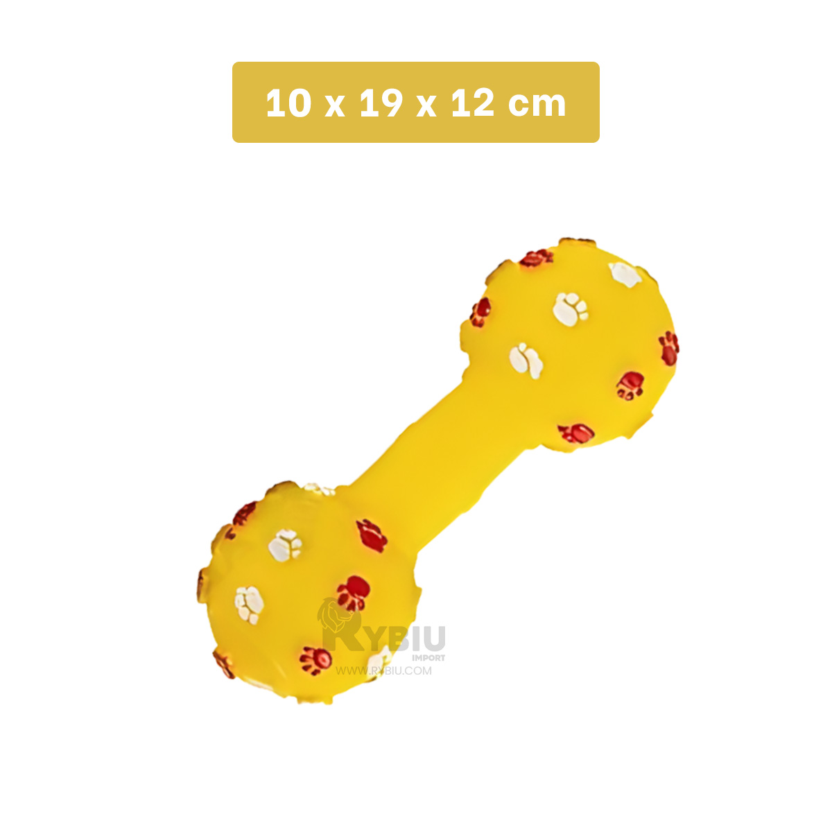 MASTICABLE PERROS MA31134 ELEGANTE AMARILLO + REGALO STICKERS RYBIU - 5