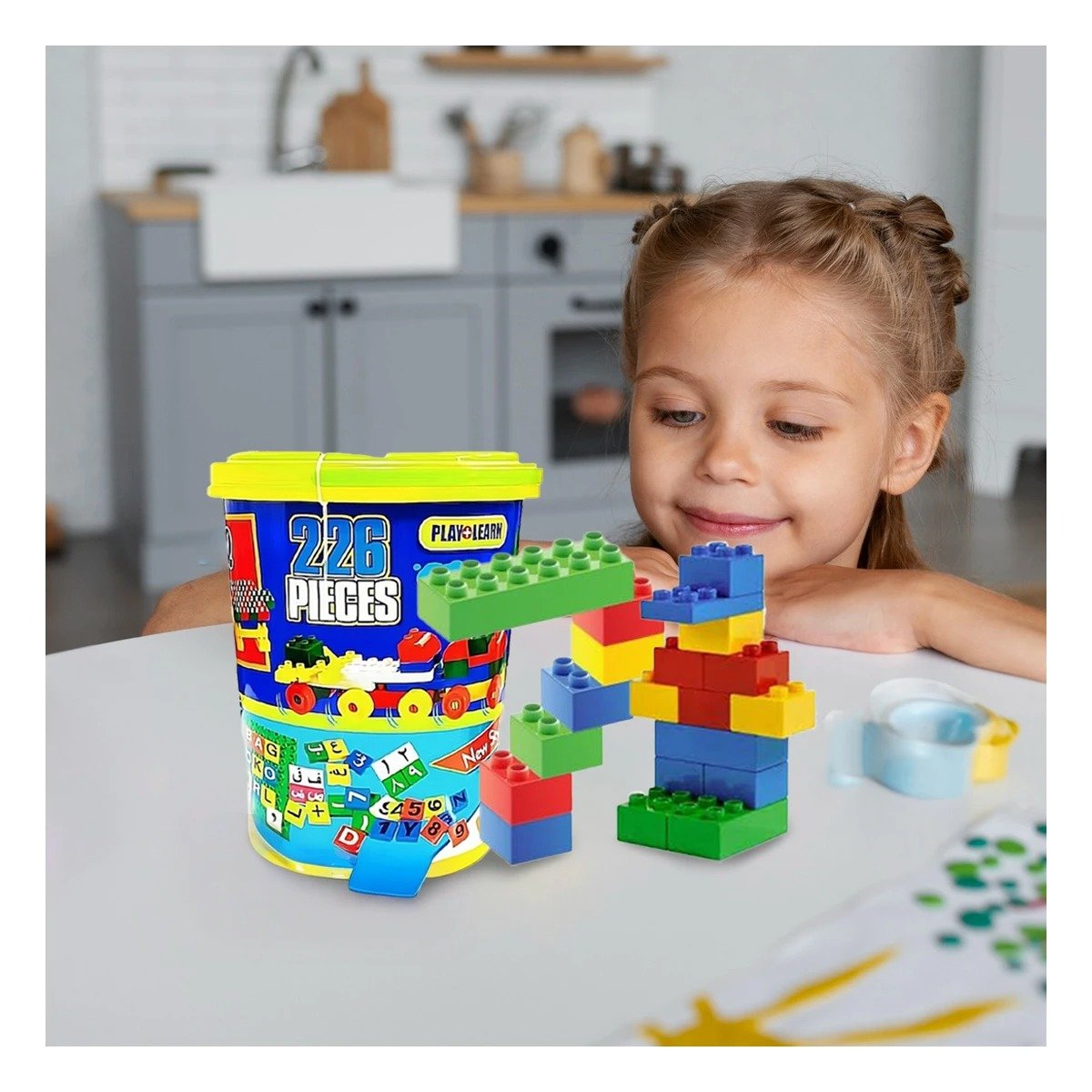 PROPUESTA EDUCATIVA DE CONSTRUCCION MULTICOLOR EN BALDE PARA CREATIVIDAD Y+LIGAS REGALO - 1