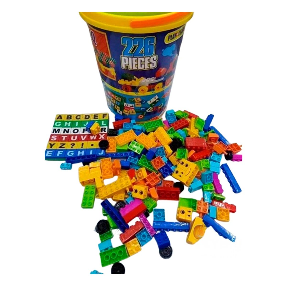 PROPUESTA EDUCATIVA DE CONSTRUCCION MULTICOLOR EN BALDE PARA CREATIVIDAD Y+LIGAS REGALO - 3