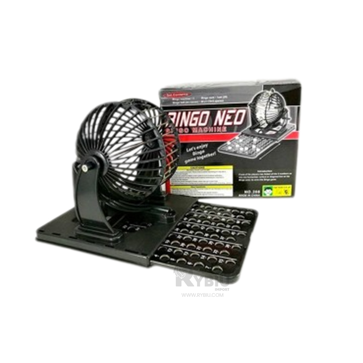 JUEGO NEO DE MESA BINGO EN COLOR NEGRO Y+REGALO STICKERS - 4