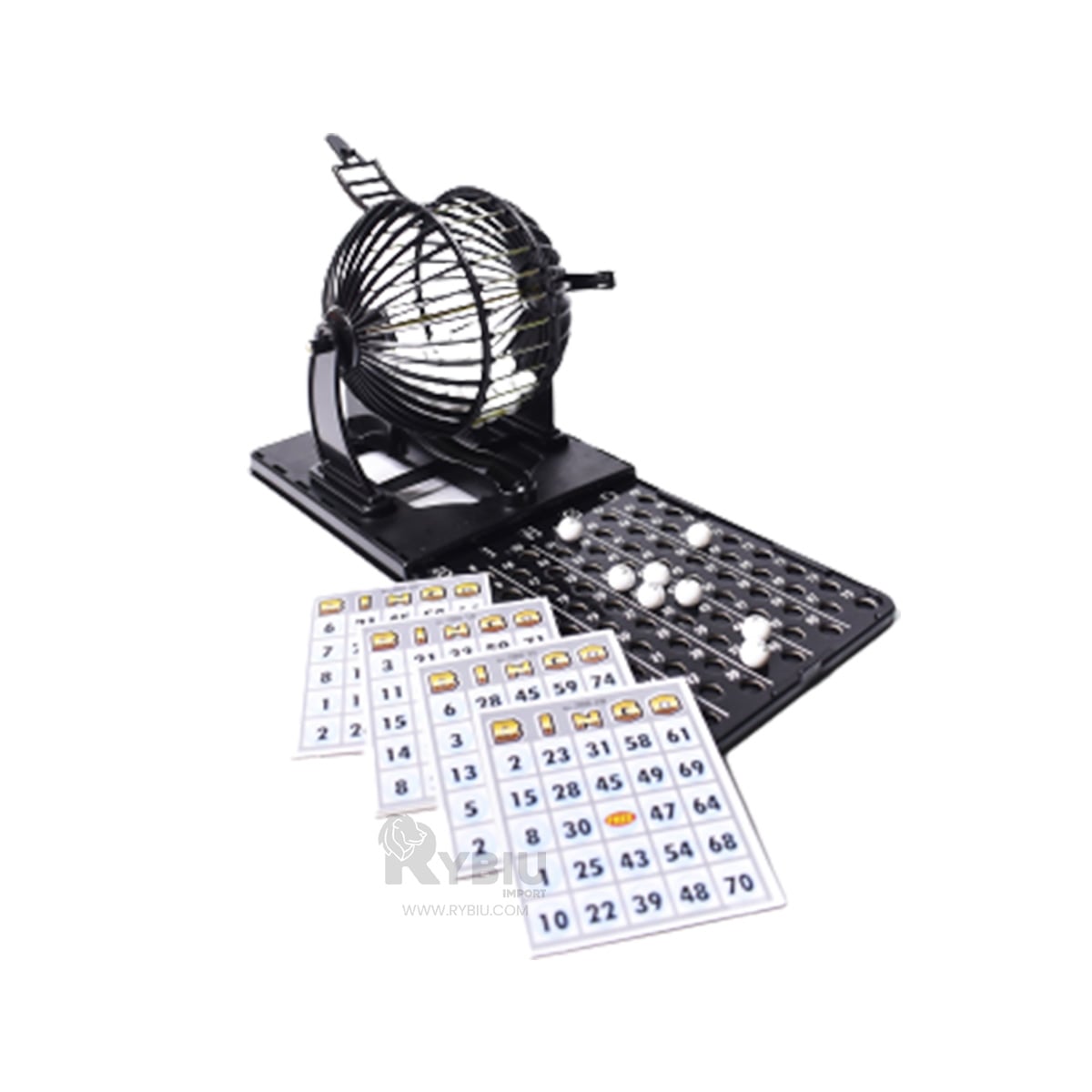 JUEGO COMPACTO GRANDE BINGO EN NEGRO Y+ENVOLTORIO DE REGALO - 4