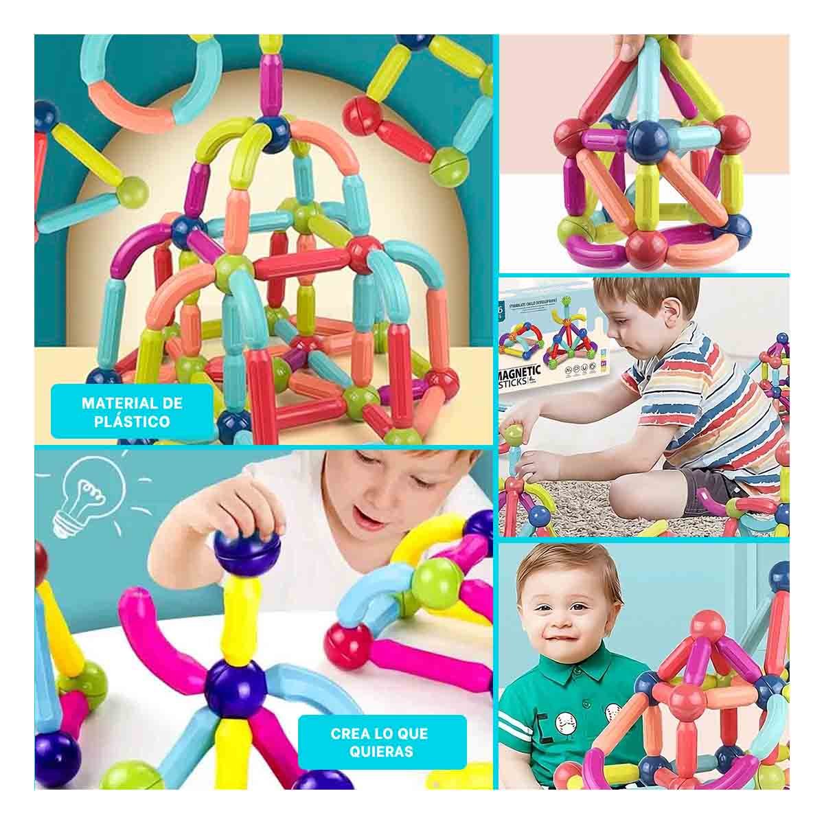 SET MAGNETICO DIDACTICO CON PIEZAS CREATIVAS PARA JUEGOS EDUCATIVOS EN CASA Y+POST IT - 5