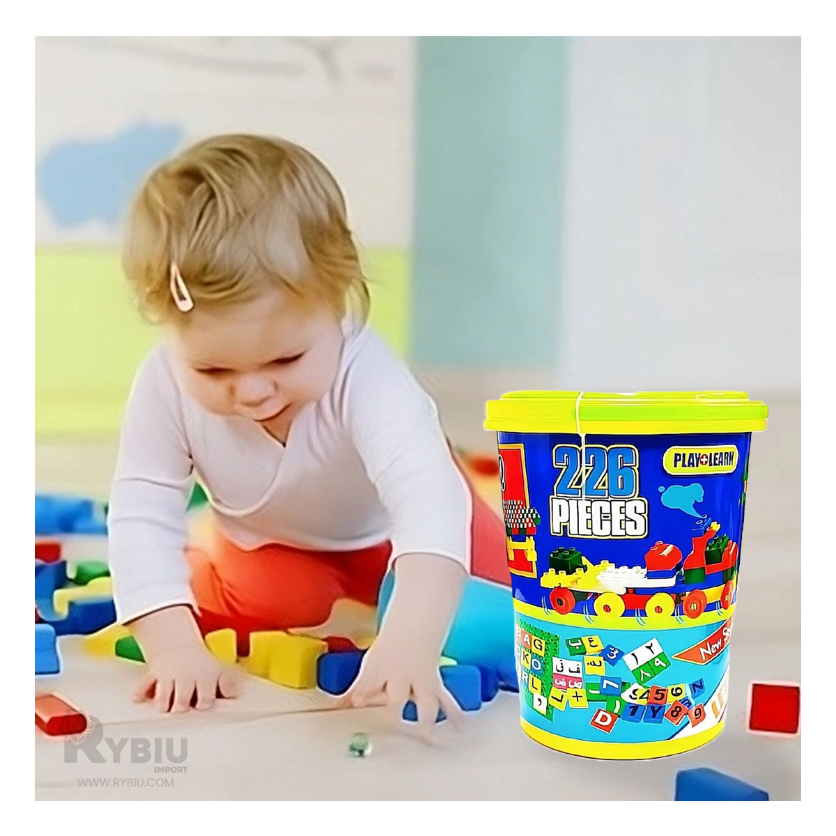 BLOQUES PARA INFANTES EN MULTICOLOR Y+ENVOLTORIO DE REGALO - 2