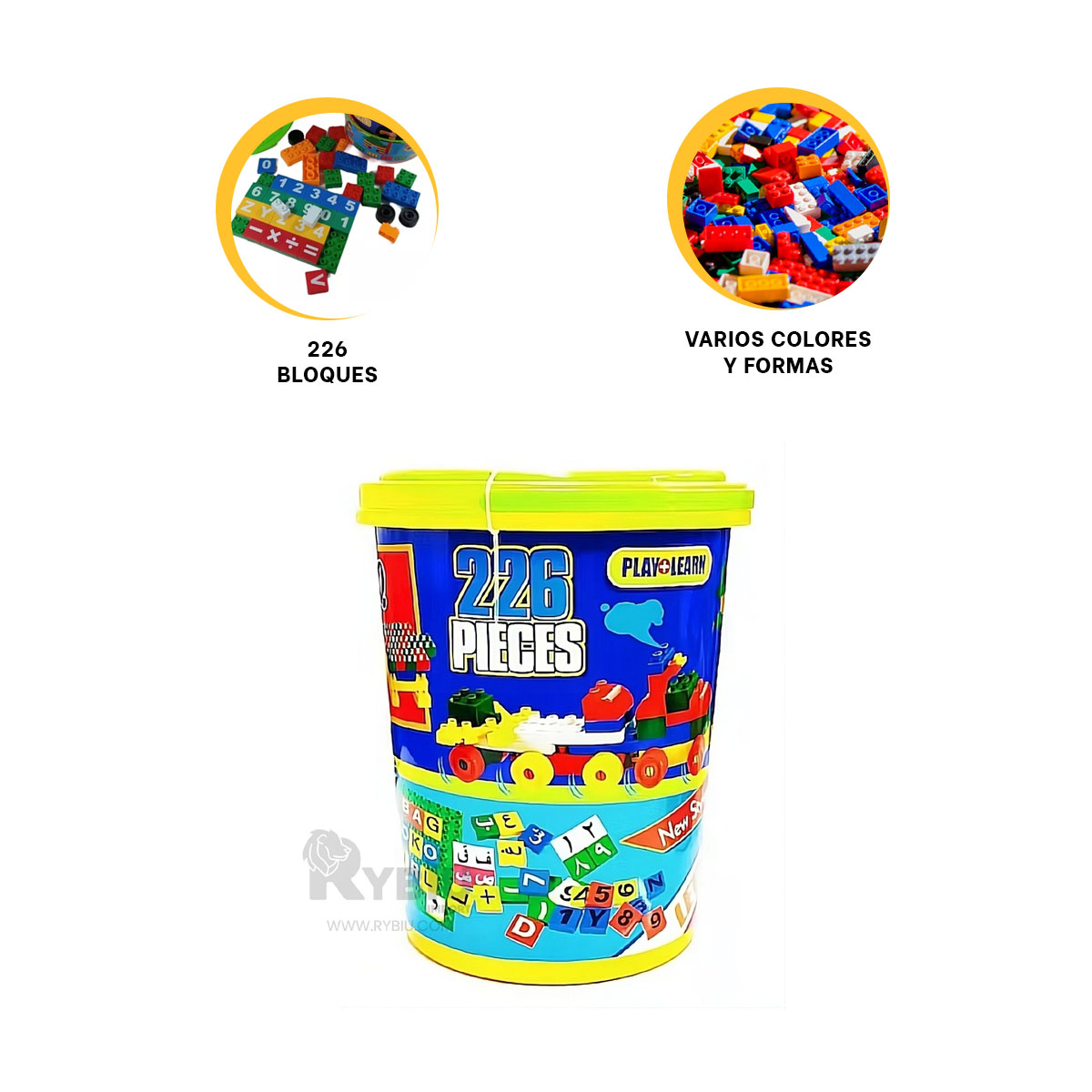 BLOQUES DE COLORES EN MULTICOLOR Y+REGALO AGENDITA - 1