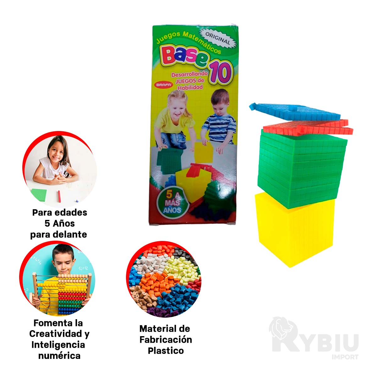 JUGUETES ARITMETICO DE PLASTICO MULTICOLOR Y+REGALO STICKERS - 3