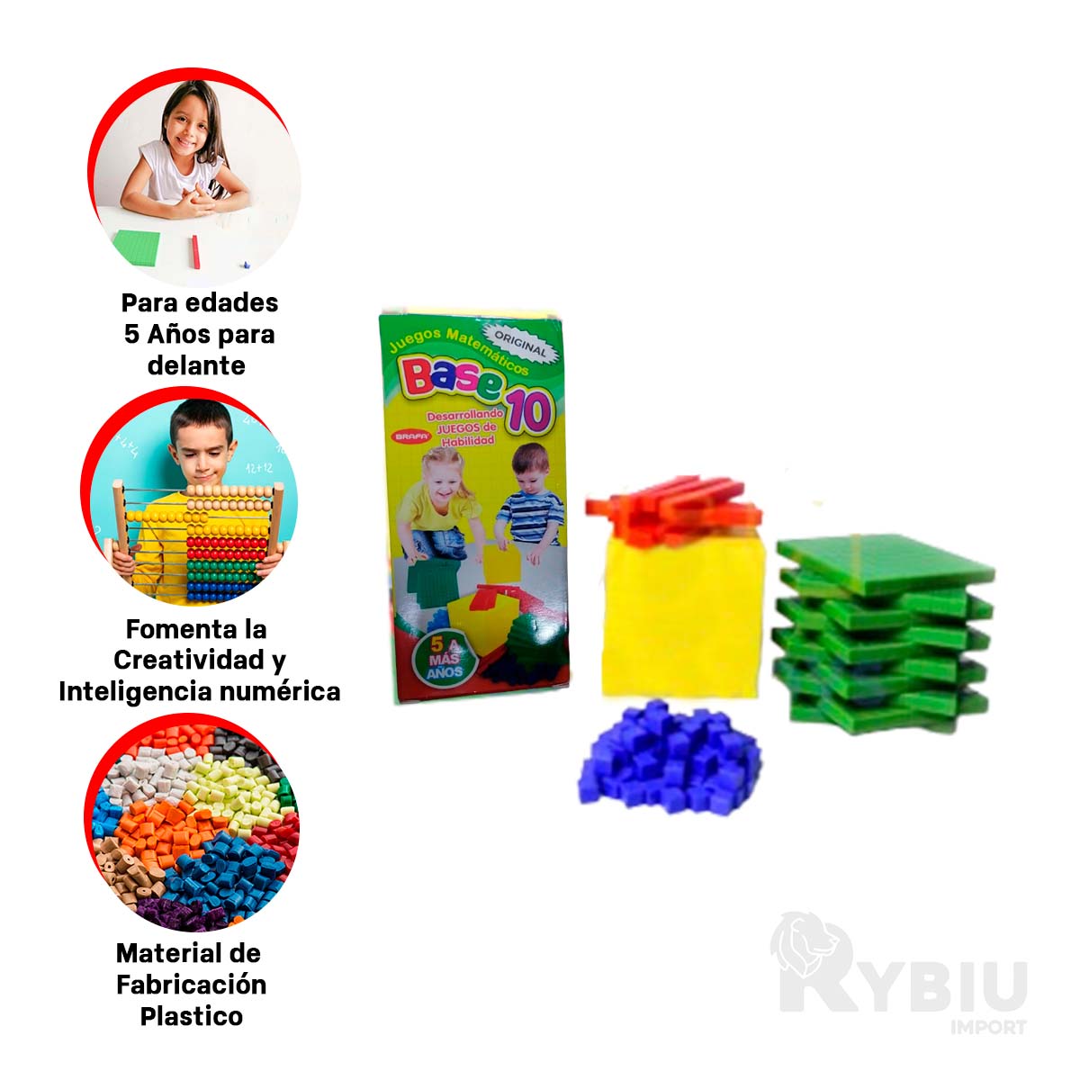 JUGUETES ARITMETICO DE PLASTICO MULTICOLOR Y+REGALO STICKERS - 4