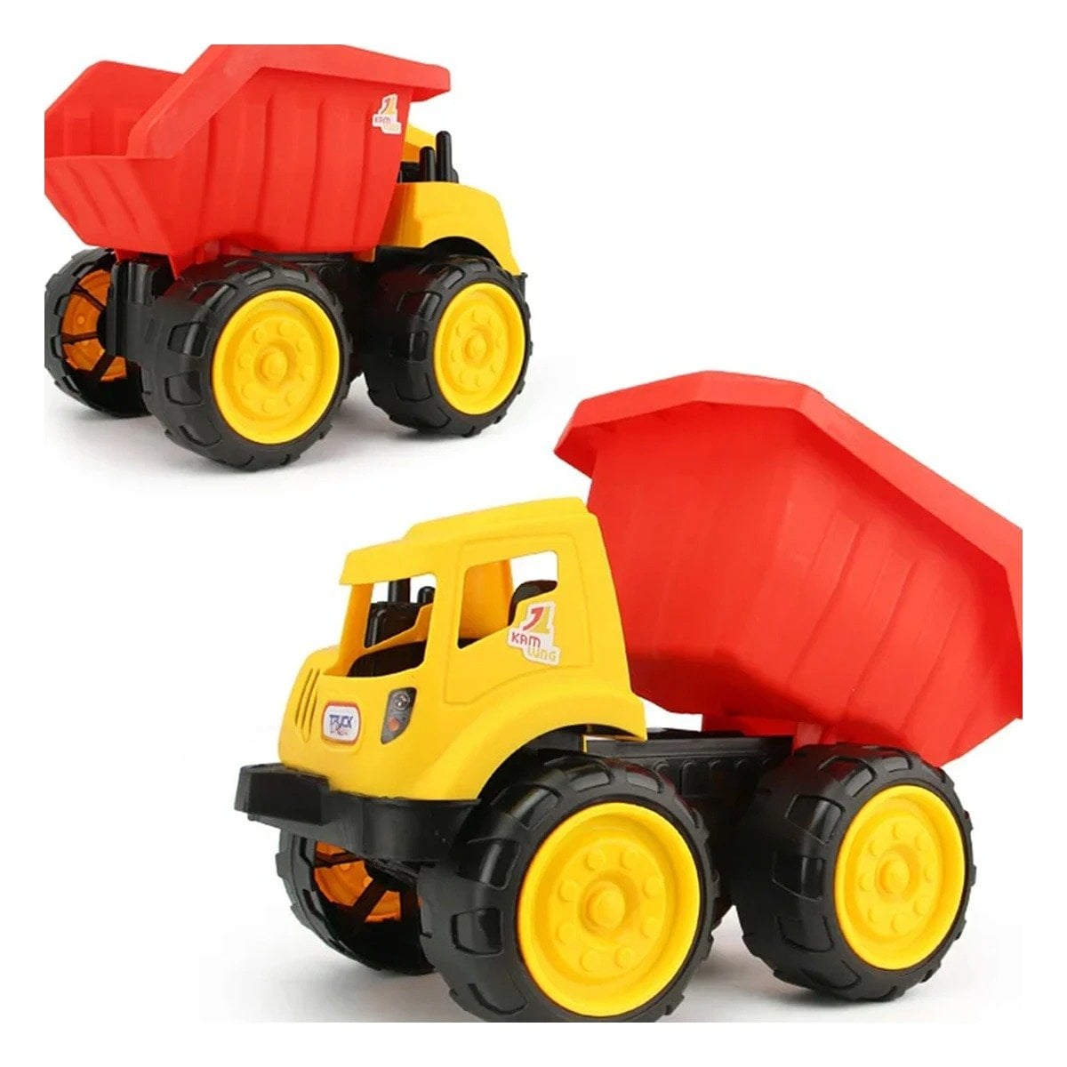 JUGUETE VOLQUETE ROJO DE JUGUETE EN BOLSA PARA CASA DECORACION Y JUEGO Y+LIGAS REGALO - 3