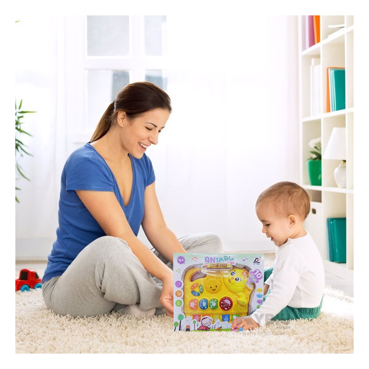 TECLADO PARA NIÑOS DIDACTICO EN AMARILLO Y+REGALO AGENDITA - 3