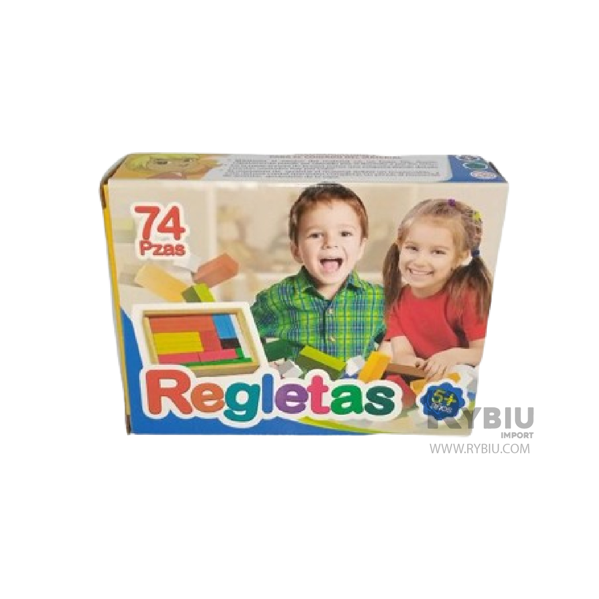 REGLETAS DIDACTICO PARA NIÑOS MULTICOLOR Y+PAPEL DE REGALO - 4