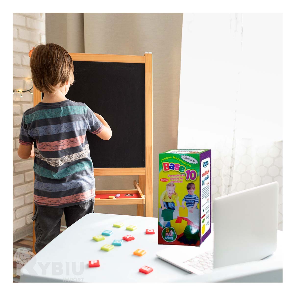 JUEGO PARA NIÑOS BASE 10 MULTICOLOR Y+PAPEL DE REGALO - 1