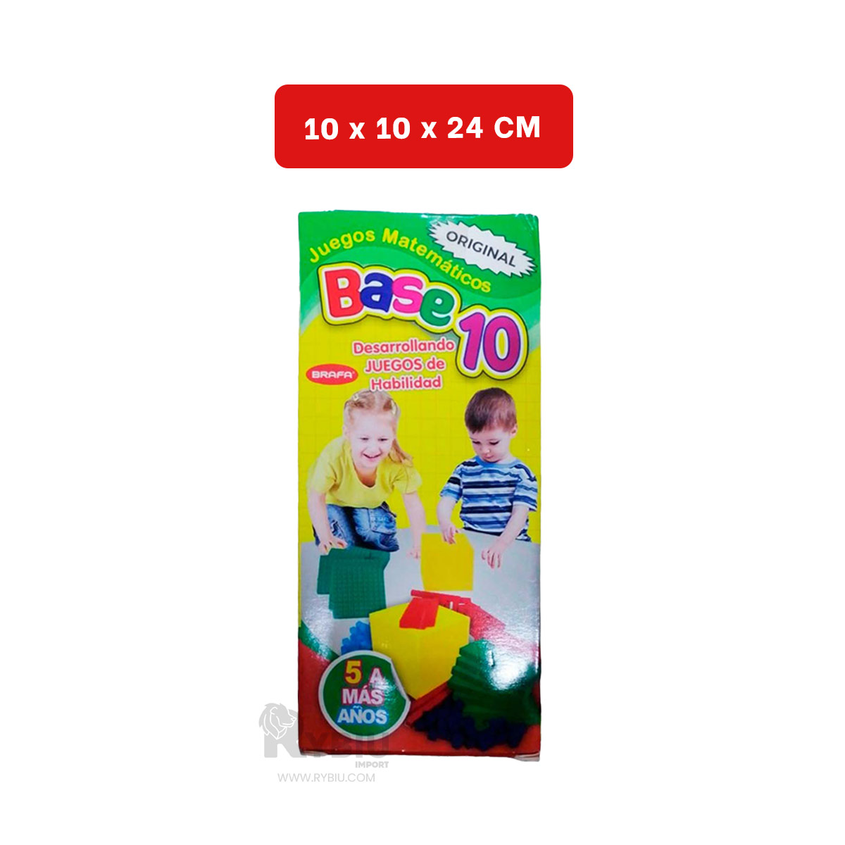 JUEGO PARA NIÑOS BASE 10 MULTICOLOR Y+PAPEL DE REGALO - 5