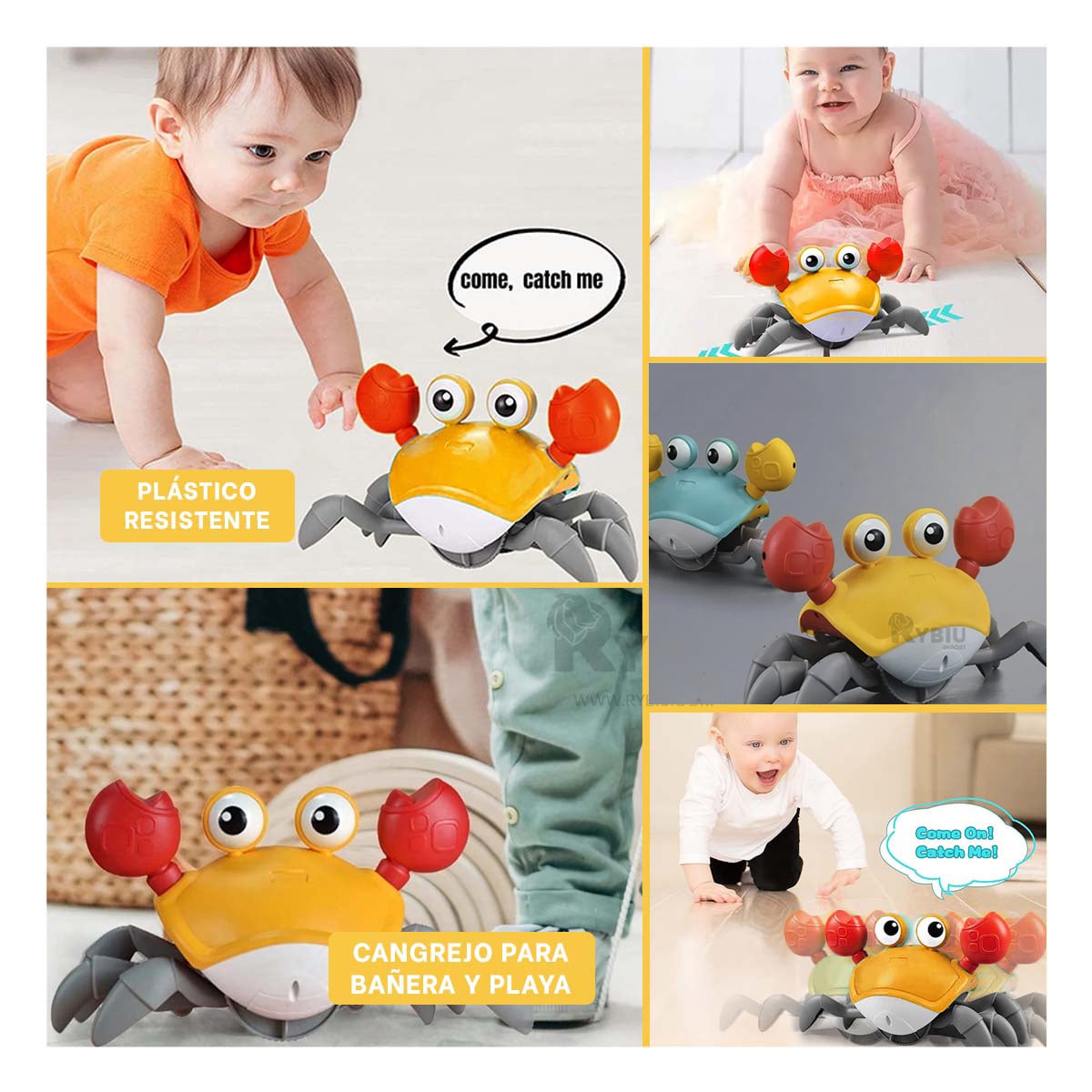 MUÑECO DIDACTICO EN AMARILLO Y+REGALO LIGAS PARA PEINAR - 2