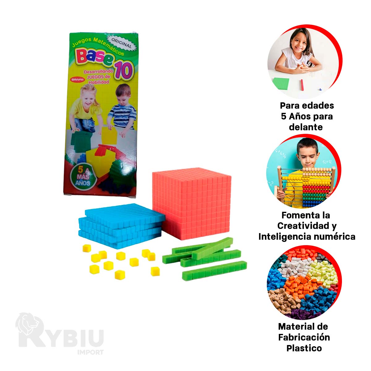 JUGUETES DE BASE 10 DE PLASTICO MULTICOLOR Y+REGALO AGENDITA - 3