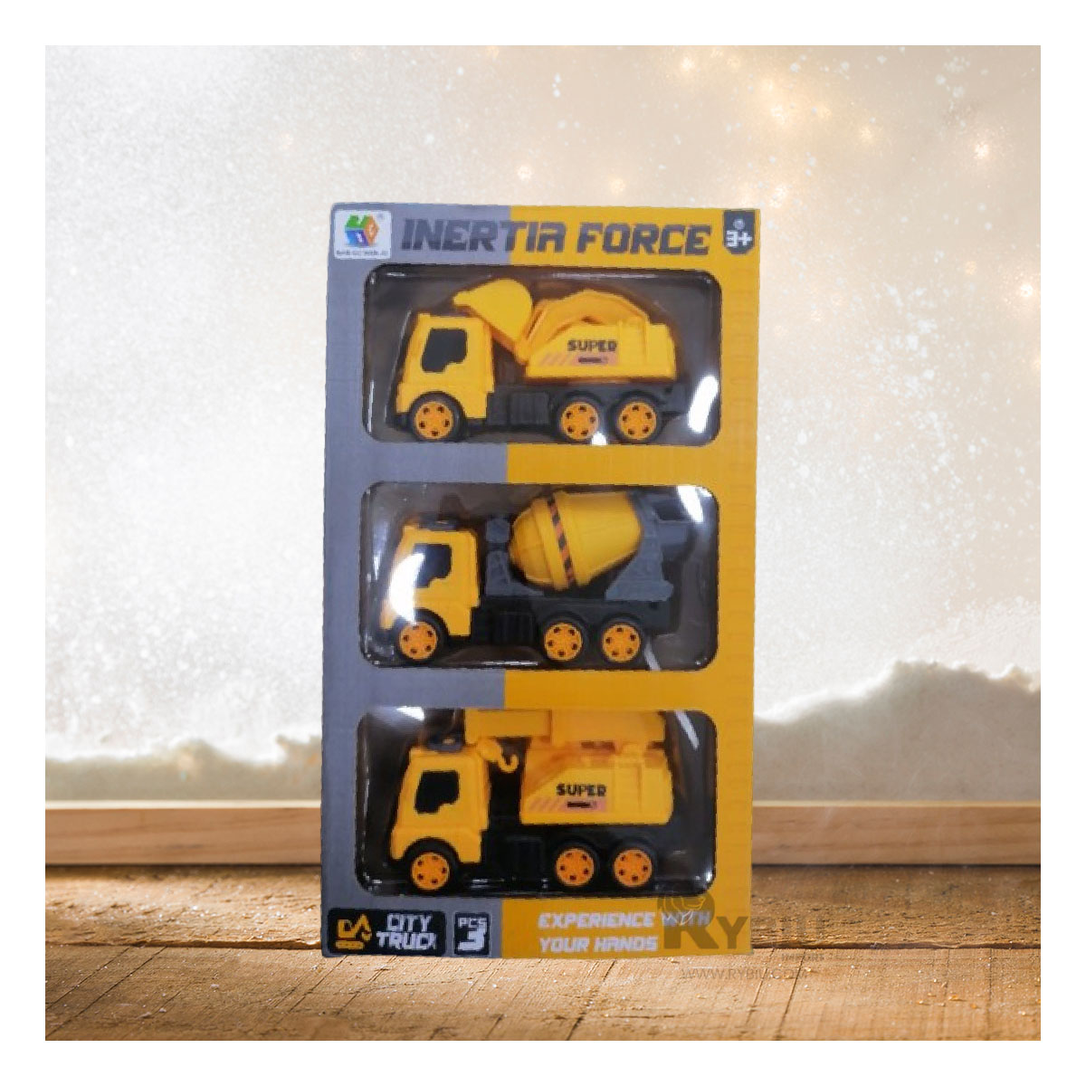 PACK DE DIFERENTES CARROS AMARILLO Y+GIFT STICKERS - 1
