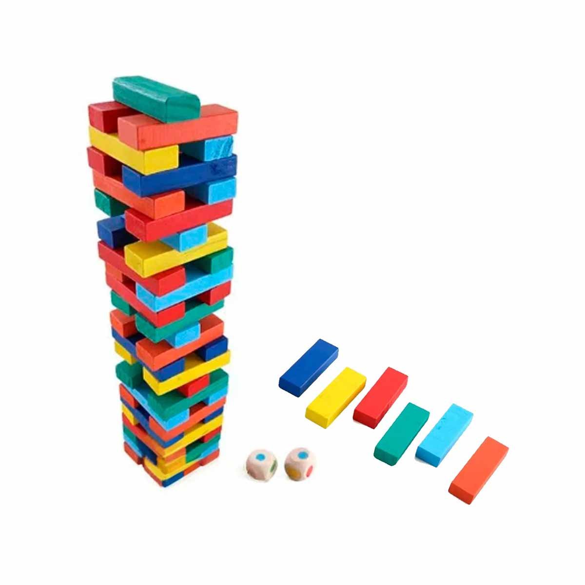 RECREATIVO DE MADERA MULTICOLOR PARA JUEGO DE MESA EN FAMILIA Y+LIGAS REGALO - 3