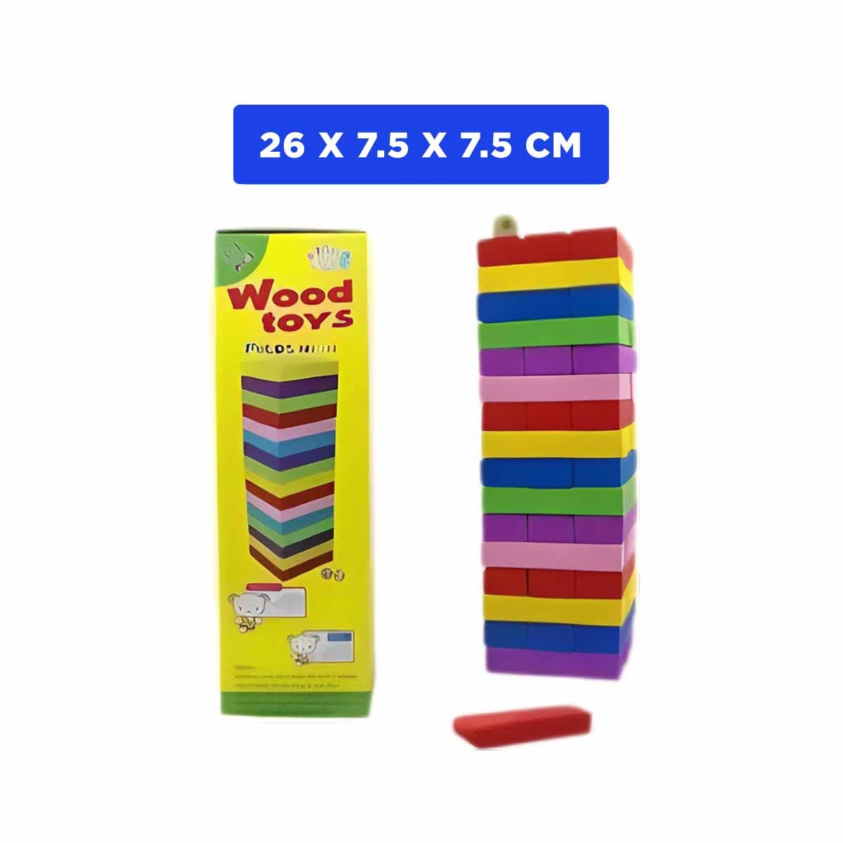 RECREATIVO DE MADERA MULTICOLOR PARA JUEGO DE MESA EN FAMILIA Y+LIGAS REGALO - 4