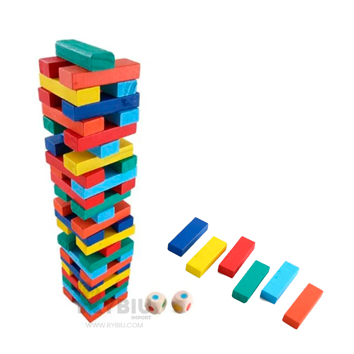 TORRE RESISTENTE EN MULTICOLOR Y+REGALO LIGAS PARA PEINAR - 3