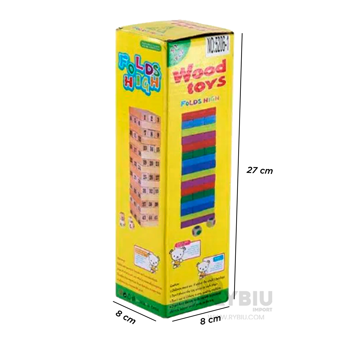 TORRE RESISTENTE EN MULTICOLOR Y+REGALO LIGAS PARA PEINAR - 5