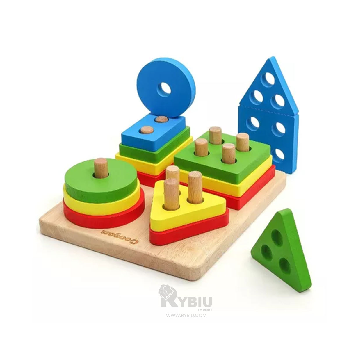 ENCAJE ERGONOMICO DE MADERA Y+BANDERITAS ADHESIVAS - 3