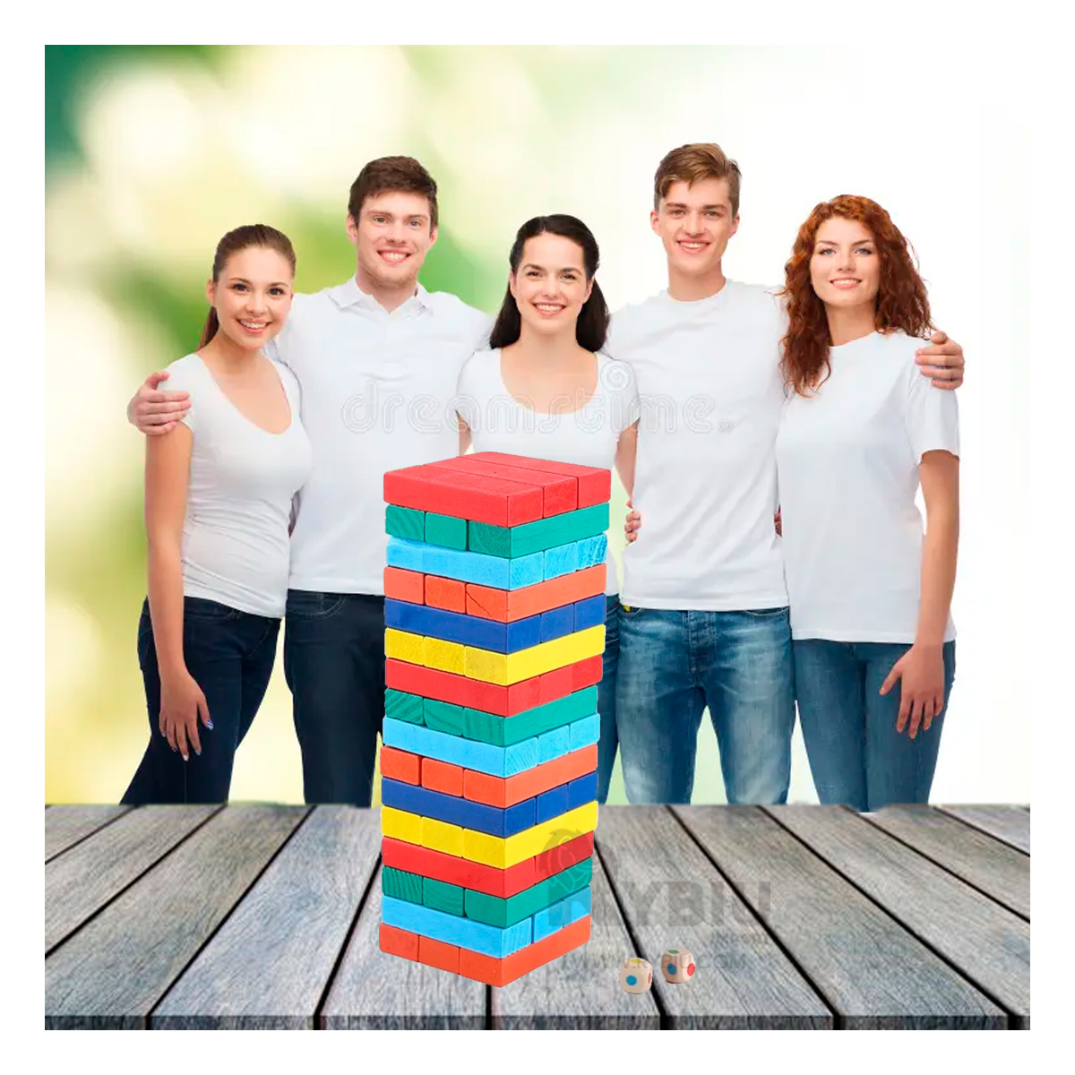 JUEGO PARA REGALAR EN MULTICOLOR Y+ENVOLTORIO DE REGALO - 1