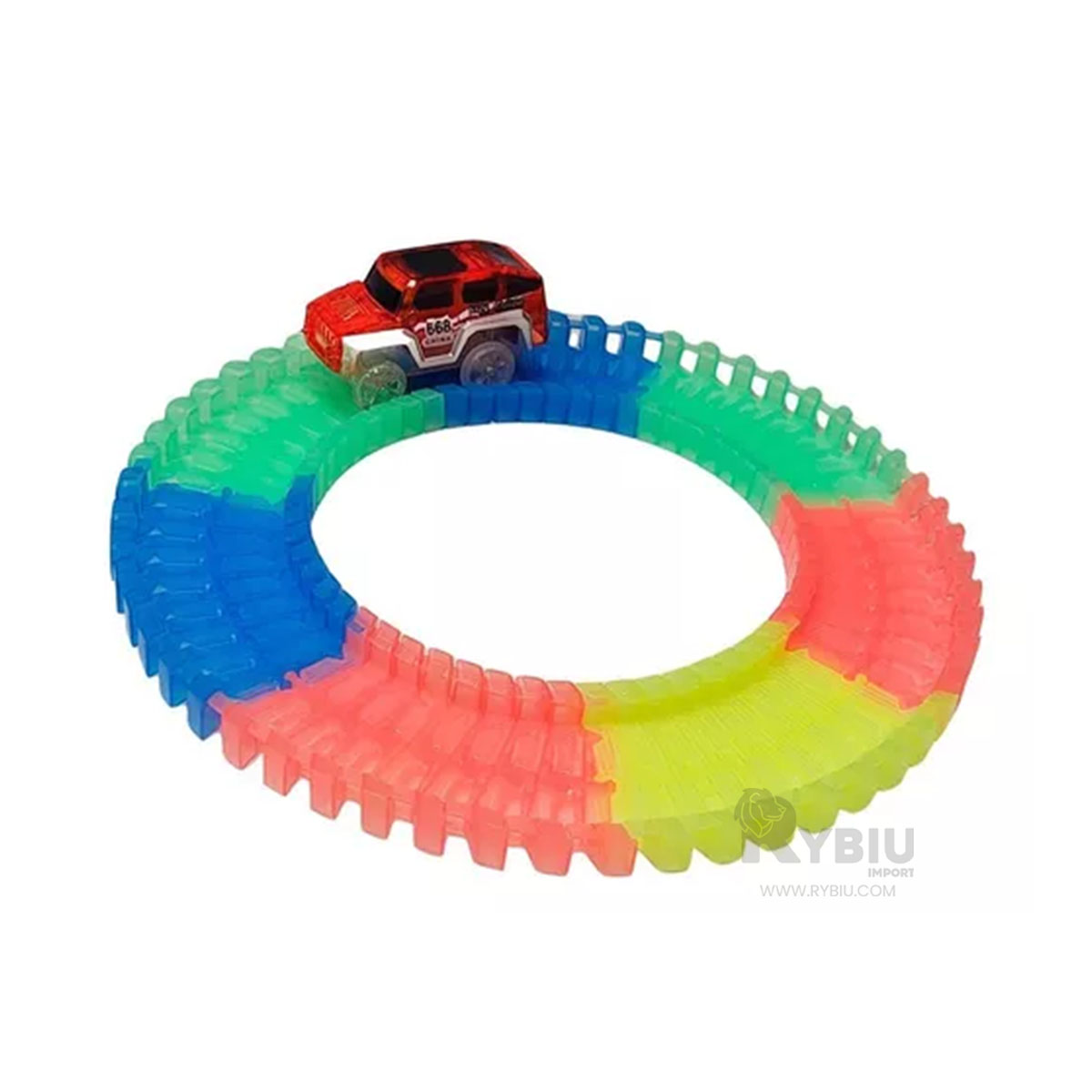 PISTA CREATIVA CON 65 PIEZAS MULTICOLOR Y+PAPEL DE REGALO - 4