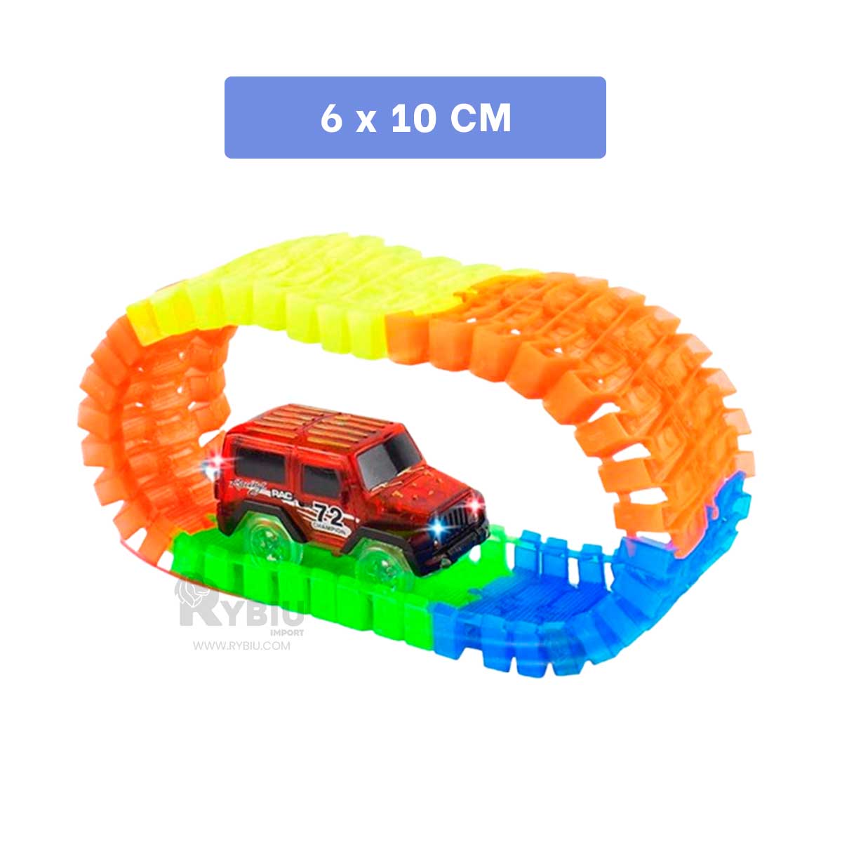 PISTA CREATIVA CON 65 PIEZAS MULTICOLOR Y+PAPEL DE REGALO - 5