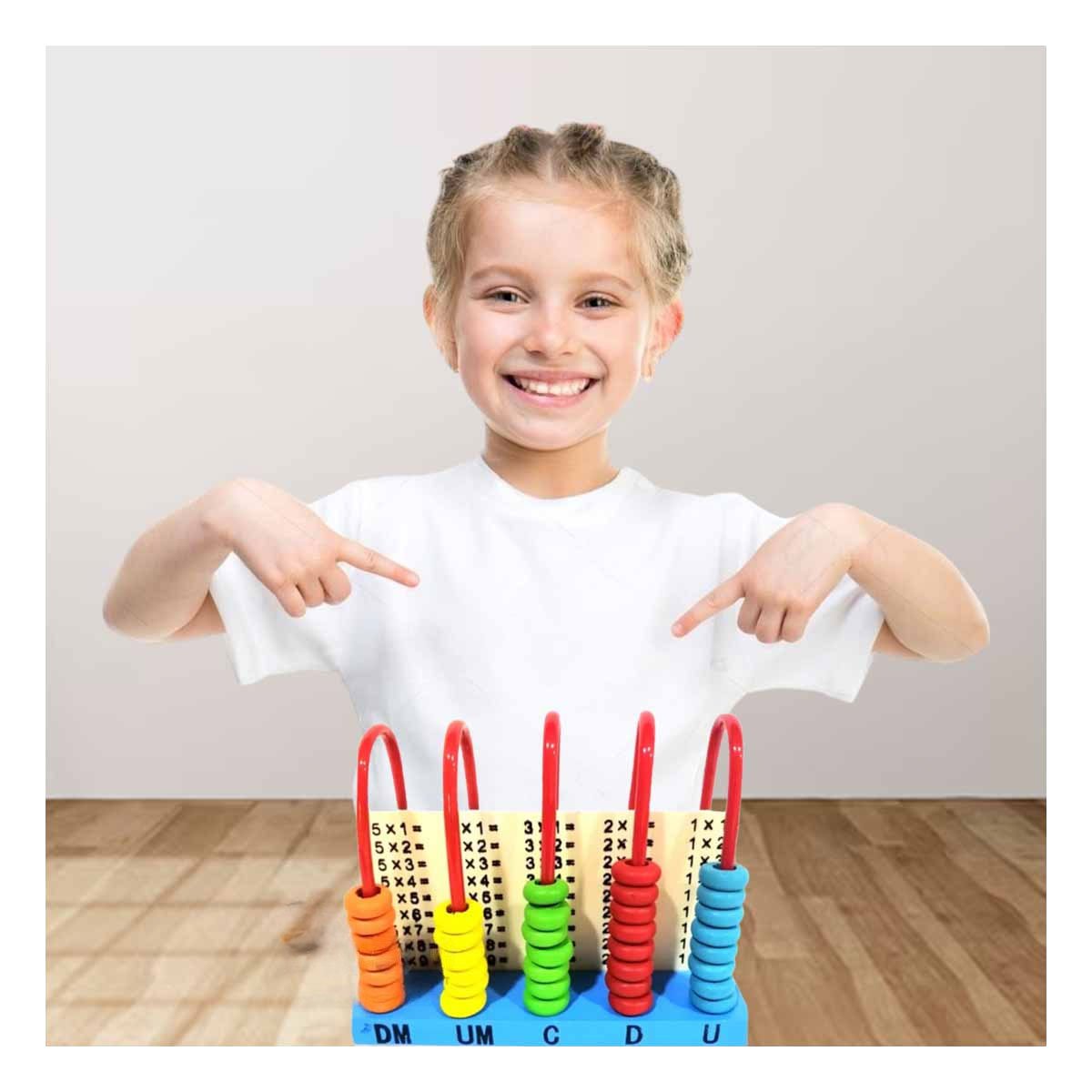 CONTADOR VERTICAL DE MADERA EDUCATIVO DIVERTIDO YPAPEL REGALO - 2