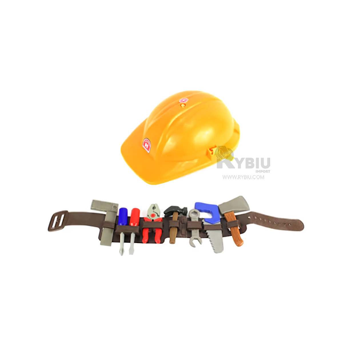 CINTURON DE HERRAMIENTAS CON CASCO PARA KIDS MULTICOLOR - 2