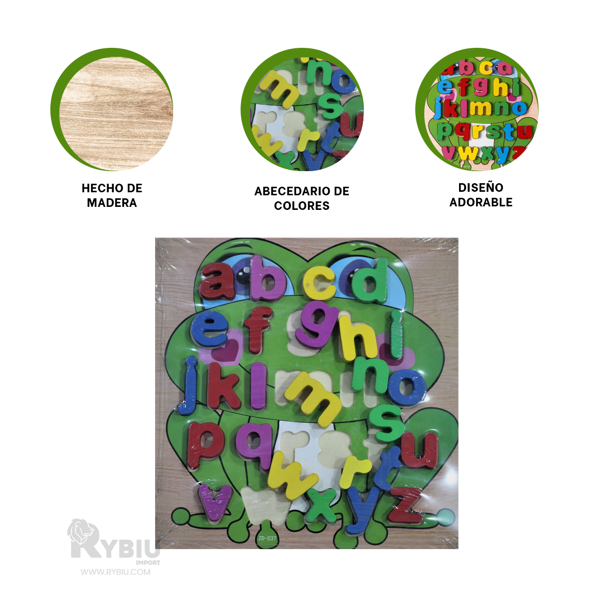 TABLA EDUCATIVA Y UTIL DE RANA DE VERDE Y+REGALO STICKERS - 3