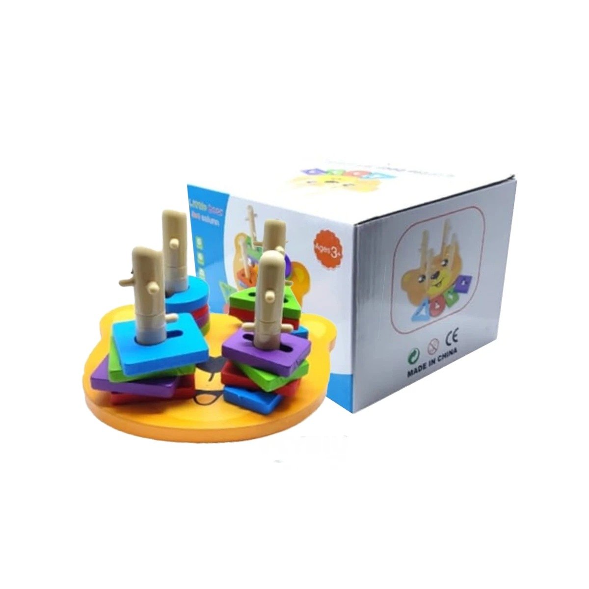 KIT INTERACTIVO DE OSO ENCAJE CREATIVO Y DIDACTICO YLIGAS REGALO - 3