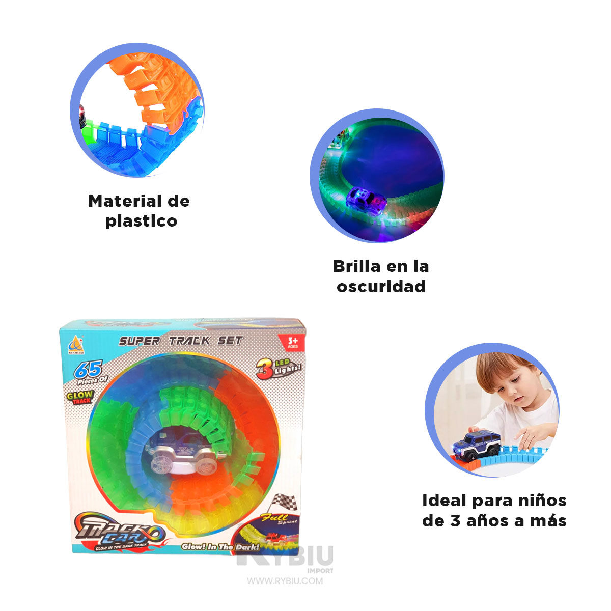 PISTA DE DIVERSION EN CAJA MULTICOLOR Y+REGALO AGENDITA - 3