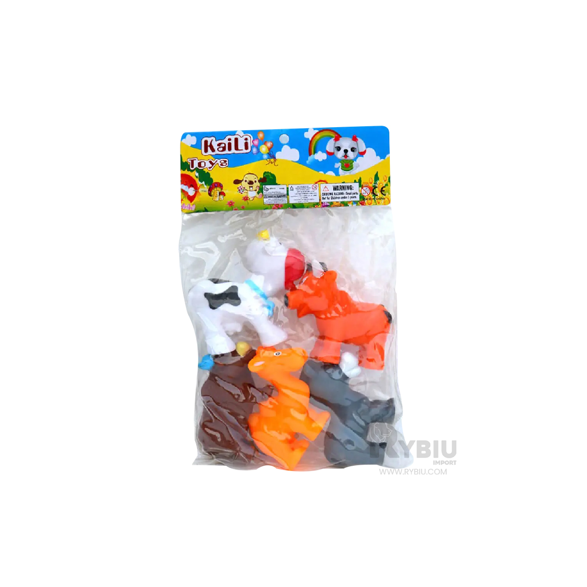 ANIMALES NO TOXICO DE MULTICOLOR Y+ENVOLTORIO DE REGALO - 4