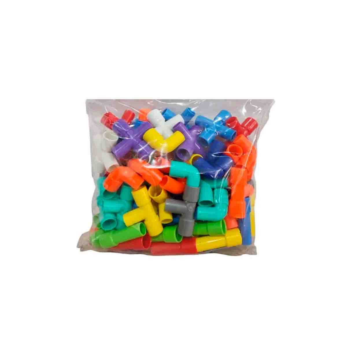 CONJUNTO EDUCATIVO DE TUBOS PARA ENSAMBLAR Y DESCUBRIR Y+LIGAS REGALO - 3