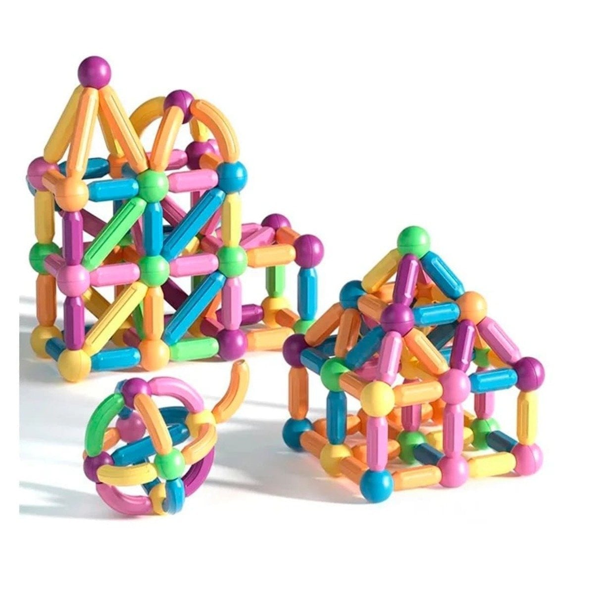 OPCION MAGNETICA PIEZAS PARA CREATIVIDAD EDUCATIVA Y ACTIVIDAD DIDACTICA Y+LIGAS REGALO - 3