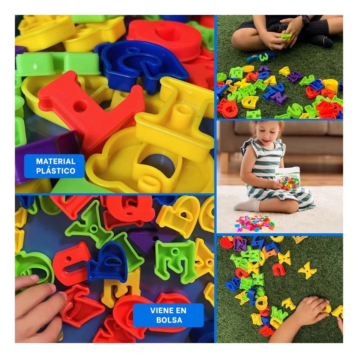 COLECCION DIDACTICA DE BLOQUES EN LETRAS Y NUMEROS Y+POST IT - 5