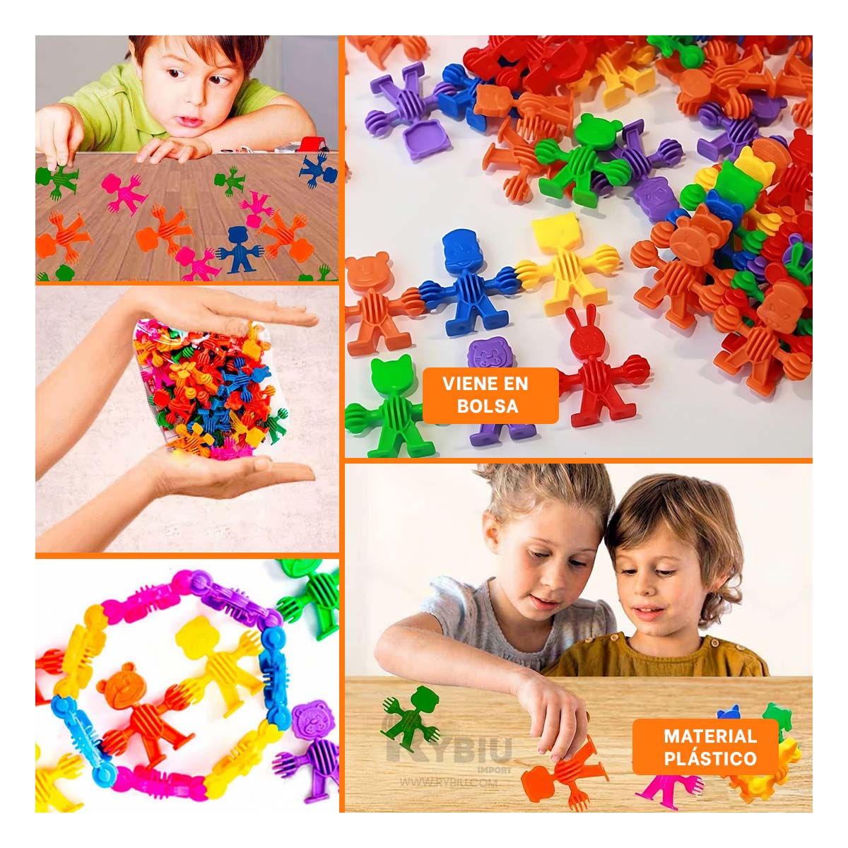 JUGUETE ARMABLE PARA NINAS MULTICOLOR Y+PAPEL DE REGALO - 1