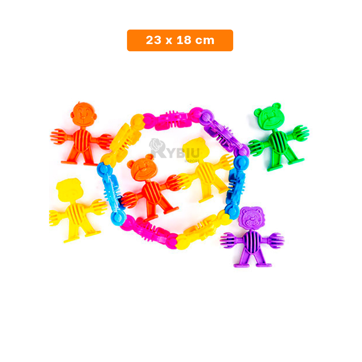 JUGUETE ARMABLE PARA NINAS MULTICOLOR Y+PAPEL DE REGALO - 5