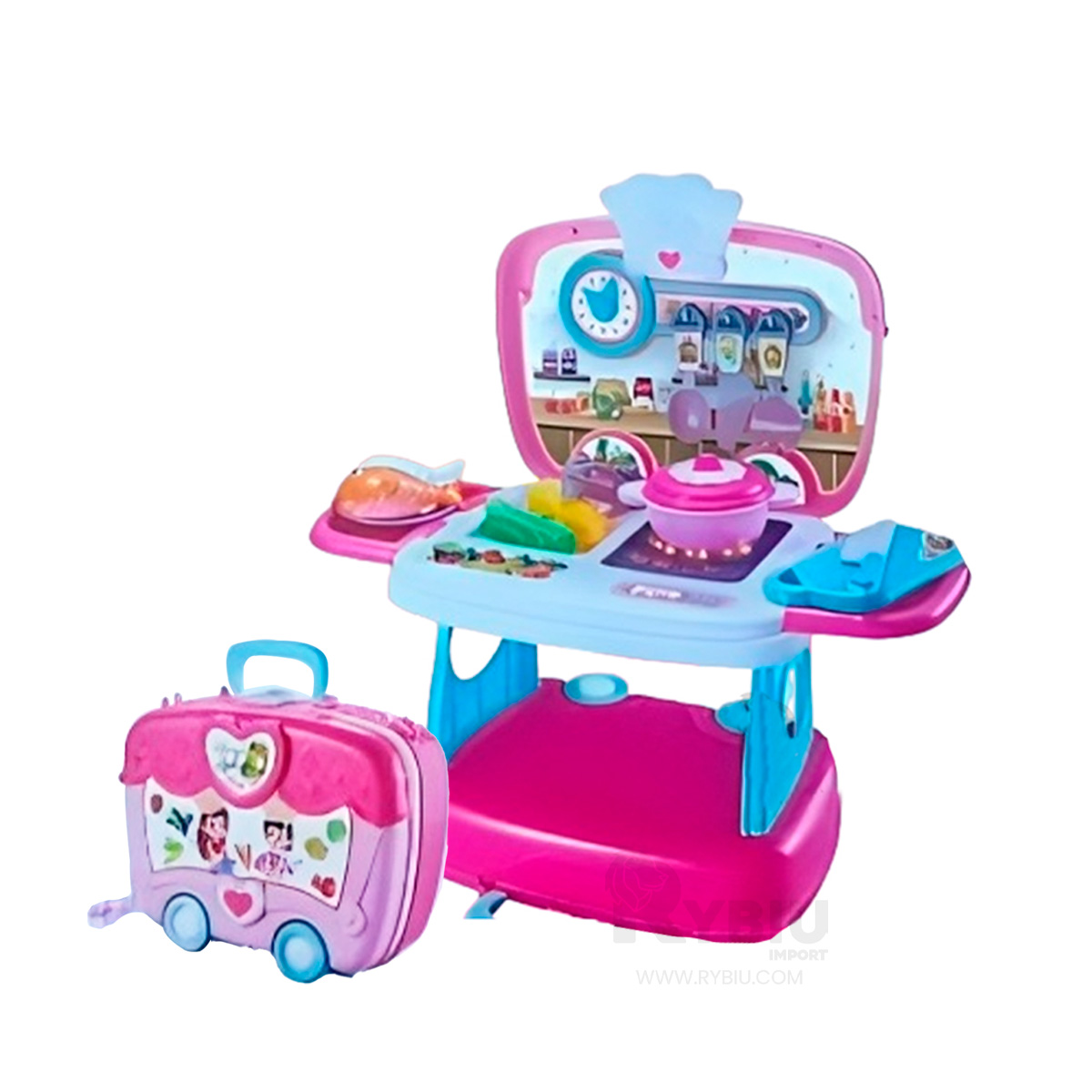 JUEGO CON COCINA EN MULTICOLOR Y+ENVOLTORIO DE REGALO - 1