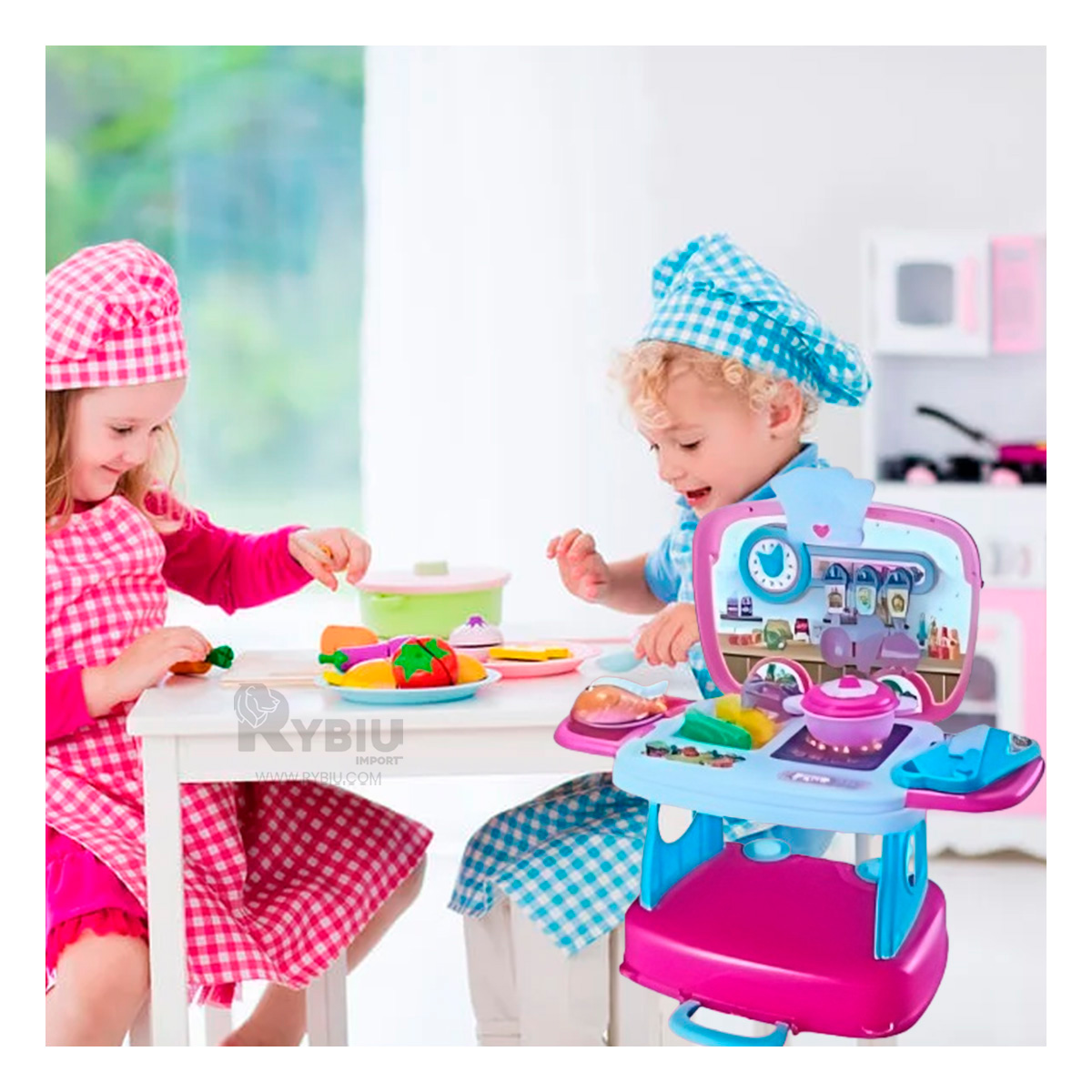 JUEGO CON COCINA EN MULTICOLOR Y+ENVOLTORIO DE REGALO - 4
