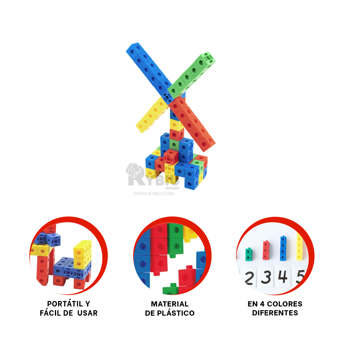 PIEZAS DE ESTIMULACION MULTICOLOR Y+GIFT STICKERS - 3