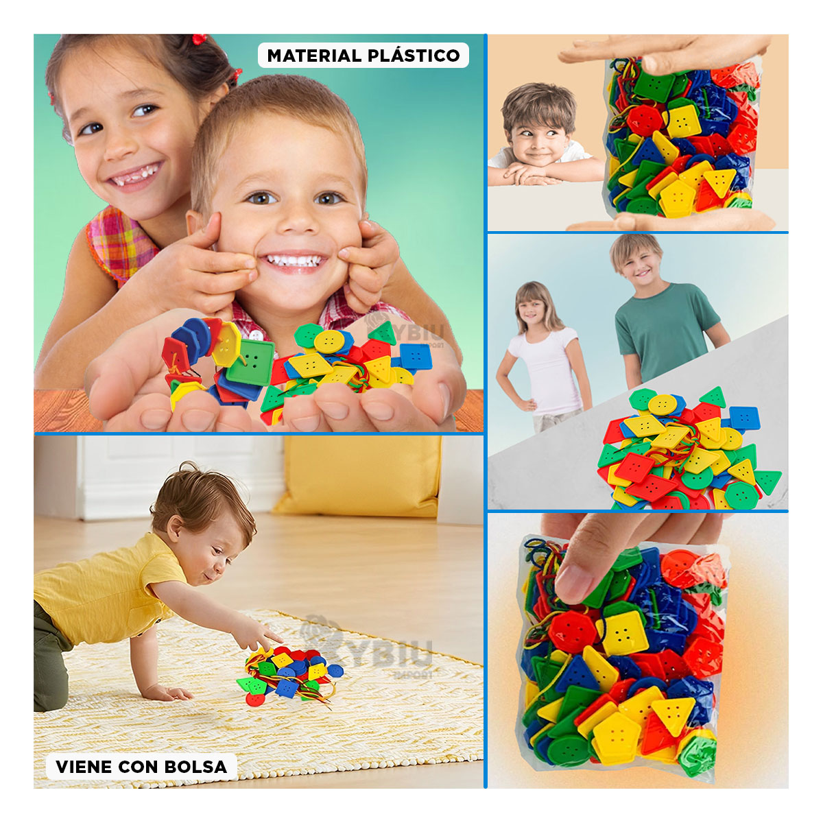 JUEGO VERSATIL Y DIDACTICO MULTICOLOR Y+PAPEL DE REGALO - 2