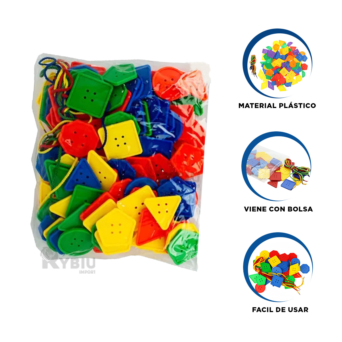 JUEGO VERSATIL Y DIDACTICO MULTICOLOR Y+PAPEL DE REGALO - 3