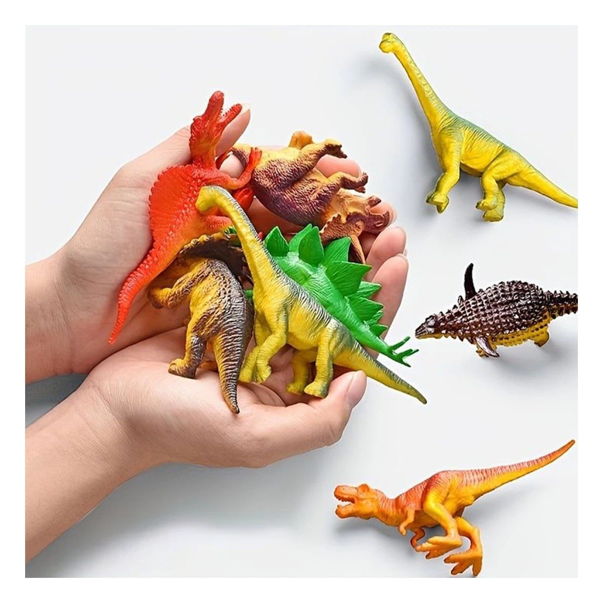 MUNDO DE DINOSAURIOS CON ACCESORIOS EN BOLSA PARA DIVERSION CREATIVA YSTICKY - 3