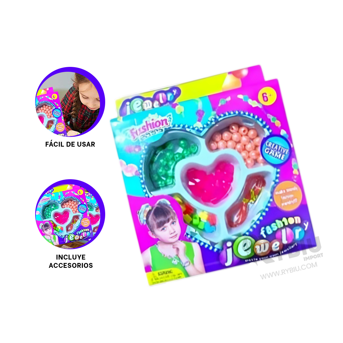 ACCESORIOS DE JOYERIA ESTIMULANTE MULTICOLOR Y+GIFT STICKERS - 4