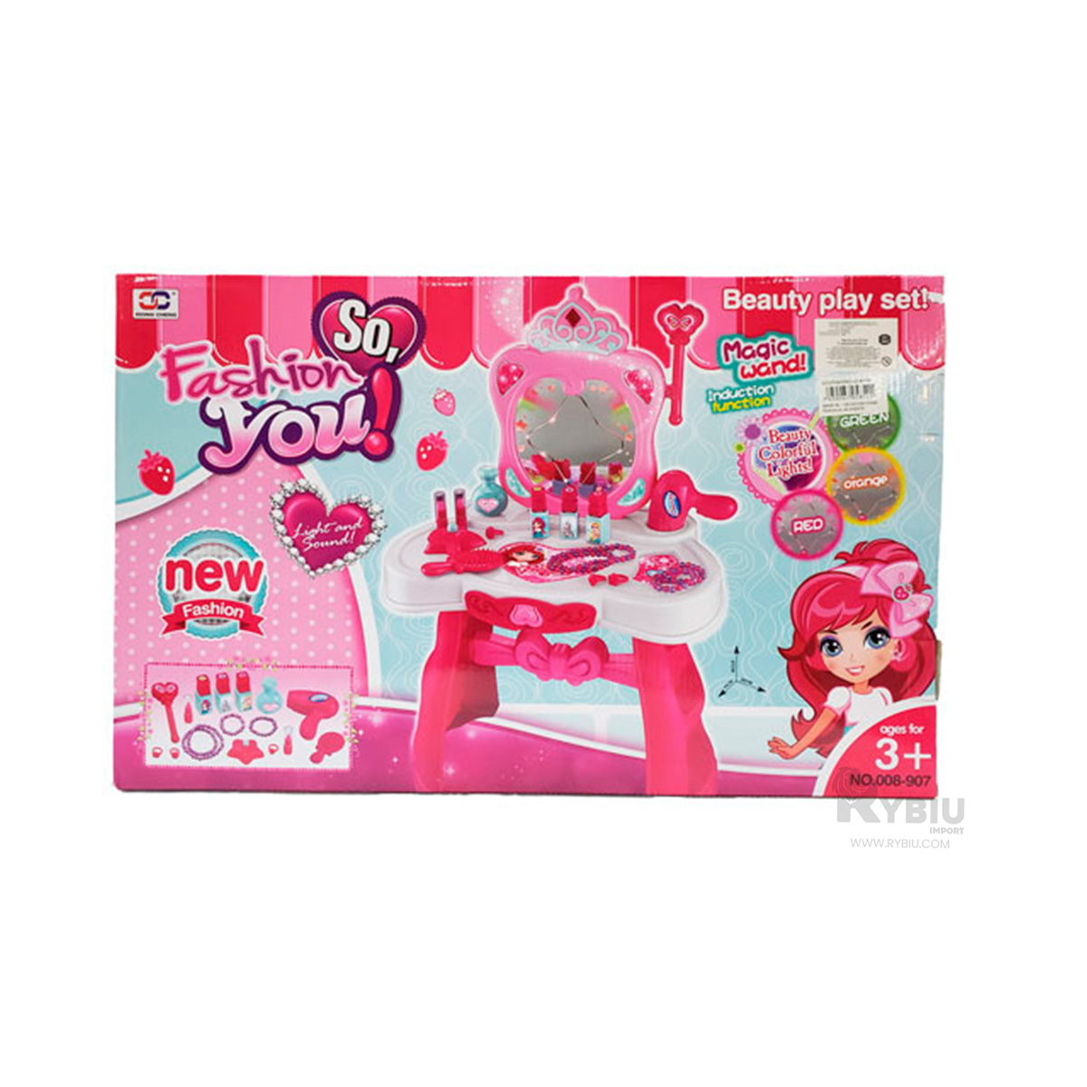 JUGUETE PARA RETOQUES DE MAQUILLAJE ROSADO Y+GIFT MINIAGENDA - 2