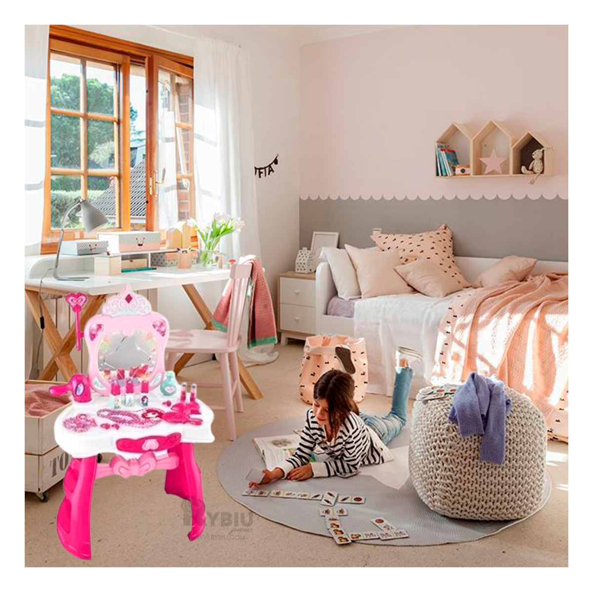 JUGUETE PARA DIVERSION CON AMIGAS EN ROSADO Y+GIFT STICKERS - 4