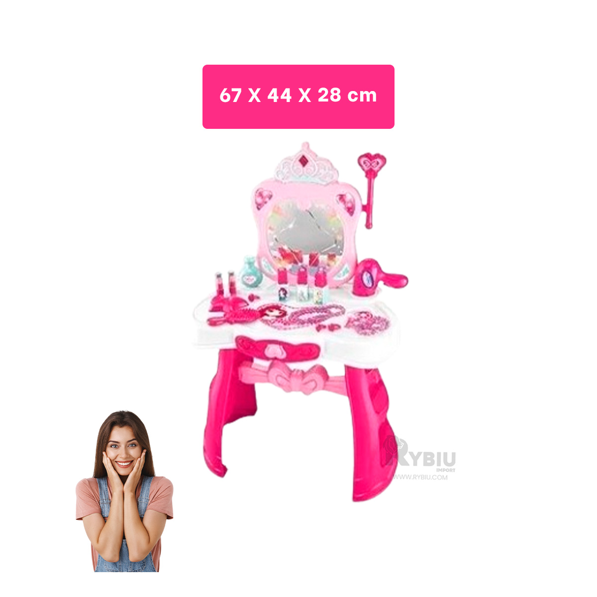 JUGUETE PARA DIVERSION CON AMIGAS EN ROSADO Y+GIFT STICKERS - 5