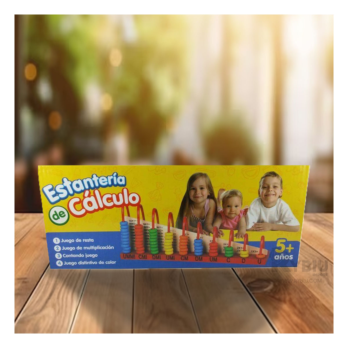 JUGUETE NUMERICO DE CALCULOS EN MULTICOLOR Y+GIFT STICKERS - 2