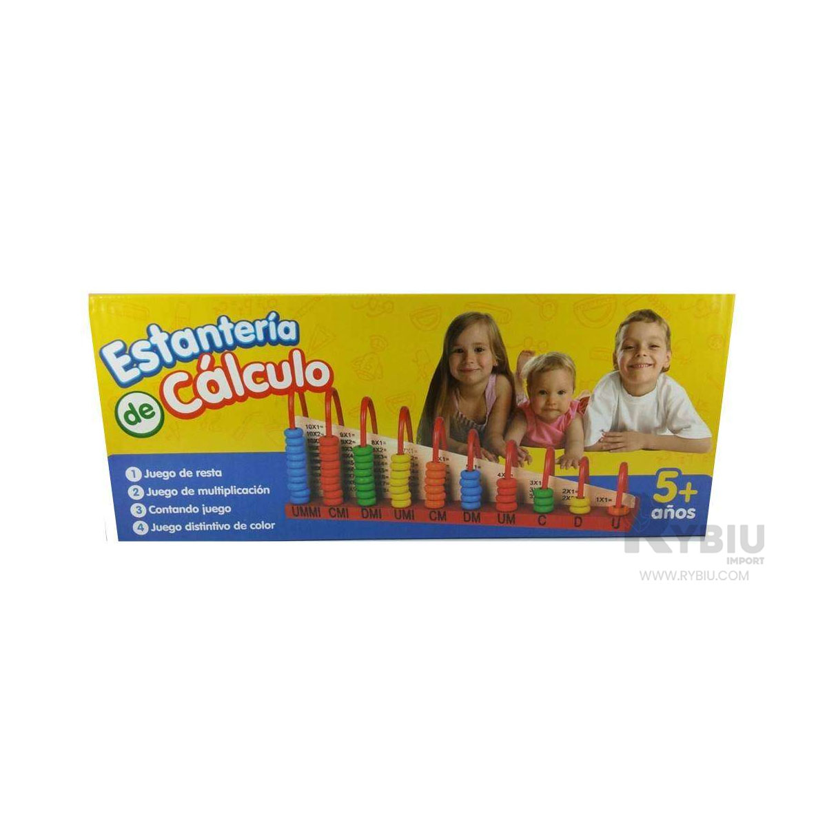 JUGUETE NUMERICO DE CALCULOS EN MULTICOLOR Y+GIFT STICKERS - 3