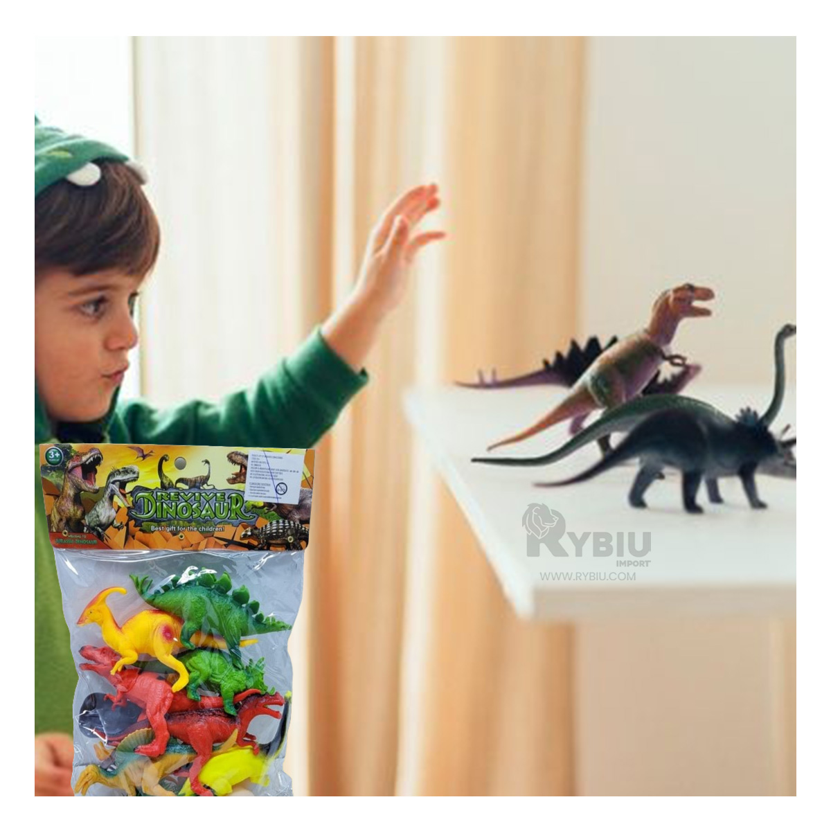 SET FANTASTICO DE DINOSAURIOS MULTICOLOR Y+REGALO AGENDITA - 1